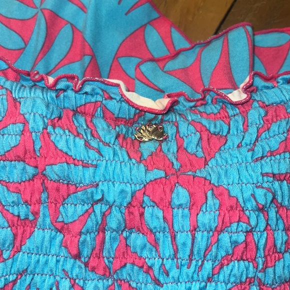 Pineapples Boutique Dress Hawaiian 🌺 print! Girls size 12 SZ 10 Tube both for$10 - Picture 7 of 8